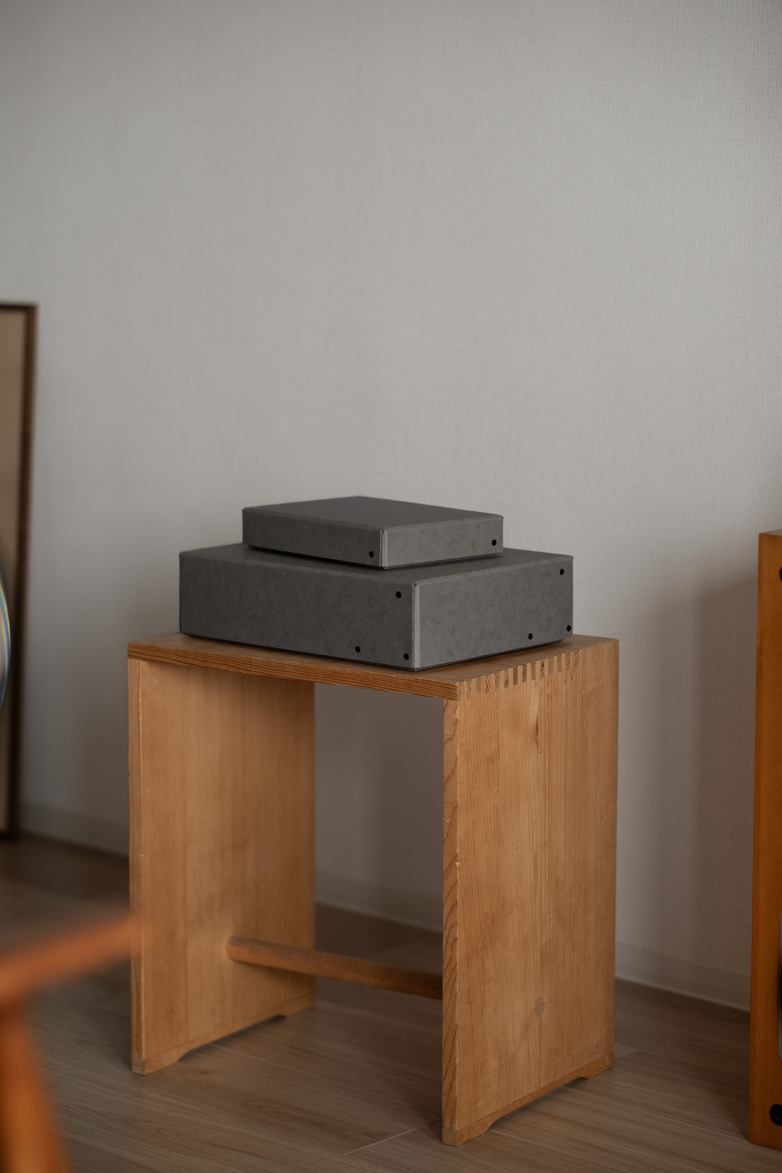 FROME Carry box "Rivet Box Small" and Archival storage box "Rivet Box"